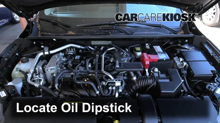 2020 Nissan Sentra S 2.0L 4 Cyl. Huile Vérifier le niveau de l'huile